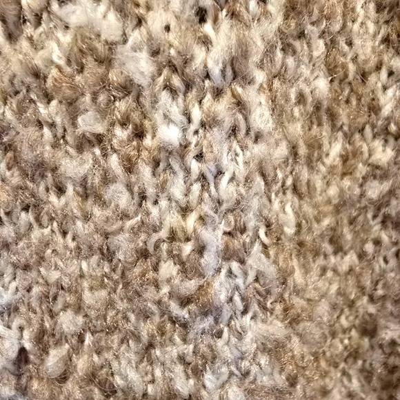 Tunic Style Short Sleeve Sweater Beige/Cream Knitted Plus Size 2X - Picture 4 of 6